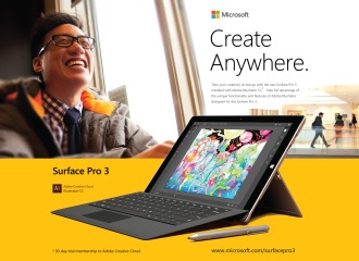 Surface Pro 3 Tradeshow Banner